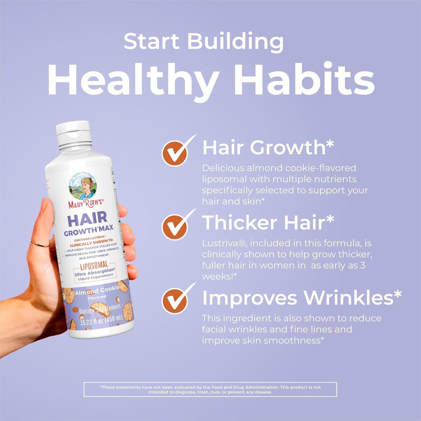 Thicker Hair + Smoother Skin– Biotin 10,000mcg + Plant Extracts