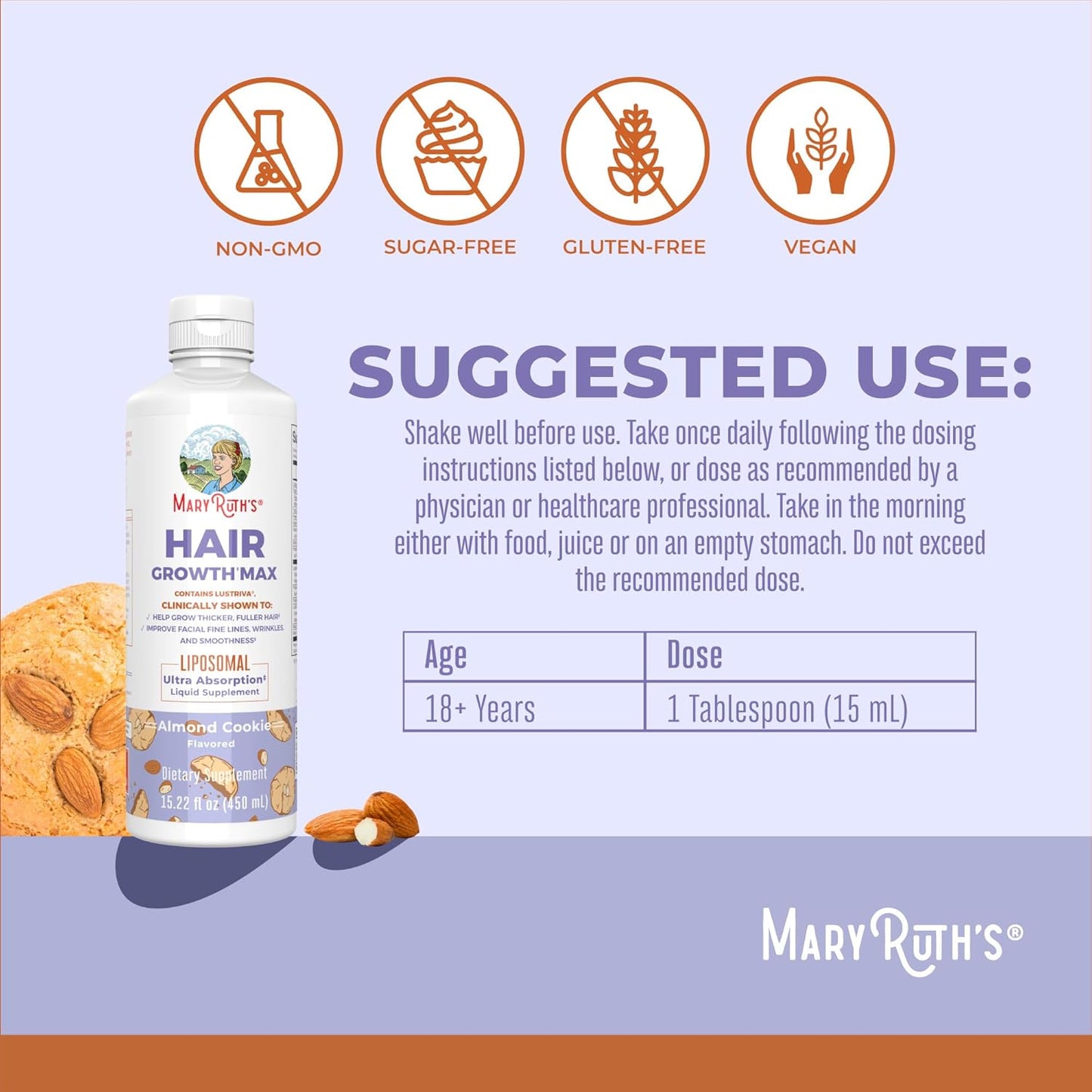 Thicker Hair + Smoother Skin– Biotin 10,000mcg + Plant Extracts