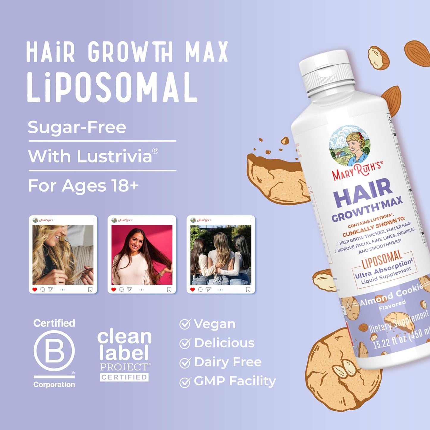 Thicker Hair + Smoother Skin– Biotin 10,000mcg + Plant Extracts