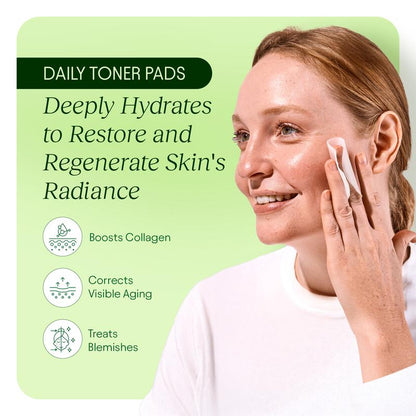 Anti-Aging Toner Pads – Fade Dark Spots & Wrinkles with Snail Mucin + Niacinamide